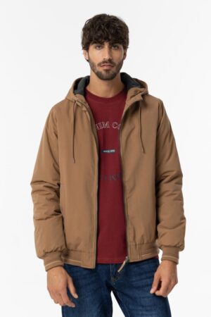 μπουφάν με ενσωματωμένη κουκούλα 10056773205 Camel