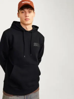 φούτερ μπλούζα με κουκούλα 12152840 Black (4)