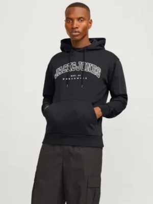 φούτερ μπλούζα με κουκούλα 12256521 Black (2)
