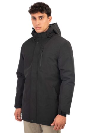 μπουφάν neoprene με επένδυση Mjk 2018 Black (3)
