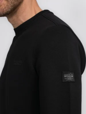 φούτερ με στρογγυλή λαιμόκοψη Swr3869091 Black (4)