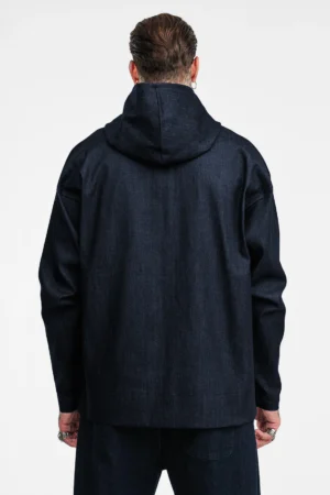 jean ζακέτα με κουκούλα 302906 Blue Denim (5)