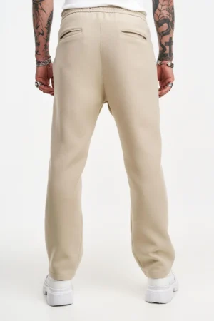 παντελόνι με λάστιχο 601547 Beige (4)