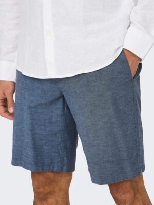 βερμούδα λινή 22024940 Dark Navy (4)