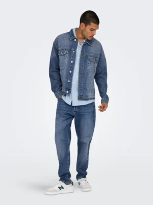 jean μπουφάν 22031183 Light Blue Denim (3)