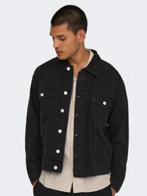 jean μπουφάν 22031183 Black (4)