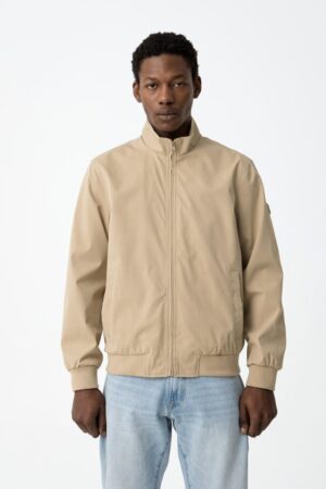 μακρυμάνικο bomber jacket 10060338114 Beige (3)
