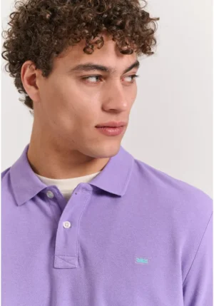 μπλούζα polo από βαμβάκι πικέ FBM011 001 11 Dahlia Purple (3)