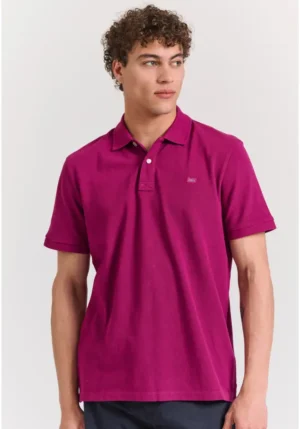 μπλούζα polo από βαμβάκι πικέ FBM011 001 11 Grape