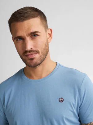 Essential t shirt με λαιμόκοψη Tsr002 Pale Blue (4)