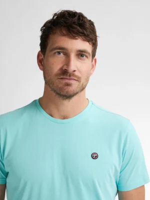 Essential t shirt με λαιμόκοψη Tsr0025180 Aqua (3)