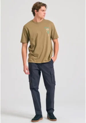 Relaxed fit με graphic τύπωμα στην πλάτη FBM011 331 04 Oregano (2)