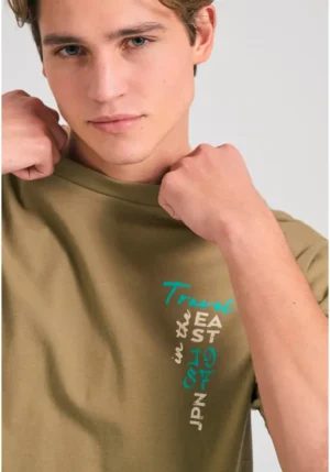 Relaxed fit με graphic τύπωμα στην πλάτη FBM011 331 04 Oregano (3)