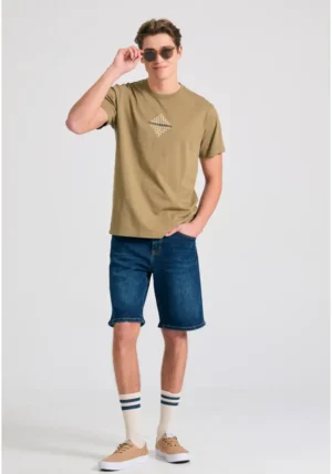 T shirt με τύπωμα στο στήθος FBM011 048 04 Oregano (4)