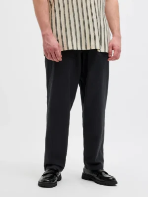 chinos παντελόνι με λάστιχο στη μέση 12278698 Black (2)
