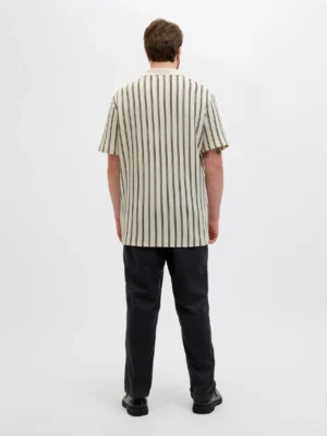chinos παντελόνι με λάστιχο στη μέση 12278698 Black (3)