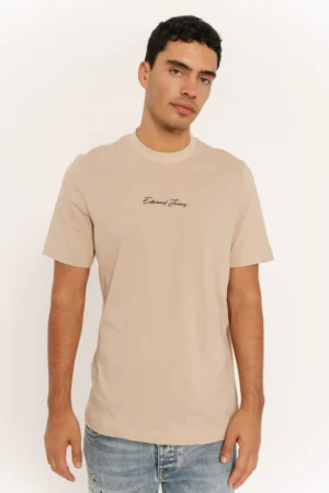 Ανδρικό T shirt με Τύπωμα MP N TOP S25 010 Beige