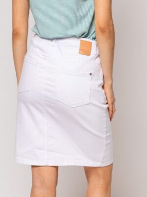 Γυναικεία jean φούστα NomtiT49006 White