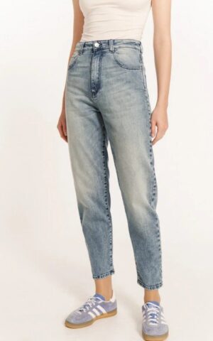 Γυναικείο Mom's jean παντελόνι Vergara WP D JNS S25 019 L.T Blue Denim (2),