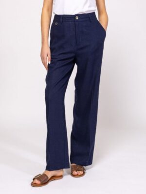 Γυναικείο wide leg παντελόνι FibyT86004 Navy