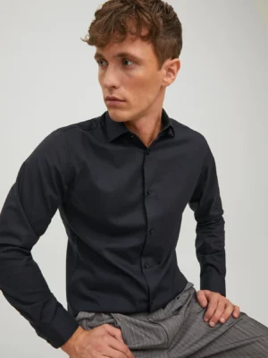 πουκάμισο slim fit 122269856 Black (3)