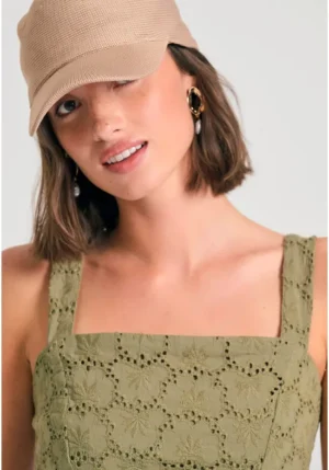 Embroidery cropped top με μοτίβο FBL011 127 17 Oregano (2)