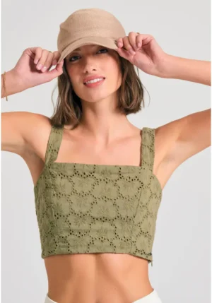 Embroidery cropped top με μοτίβο FBL011 127 17 Oregano (4)