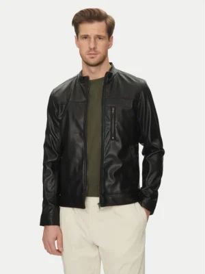 Faux δερμάτινο μπουφάν 20717907194007 Black