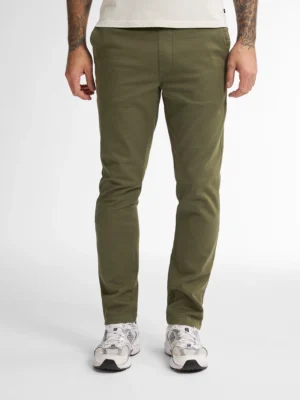 chinos παντελόνι με λάστιχο Tro5996134 D.K Olive (2)