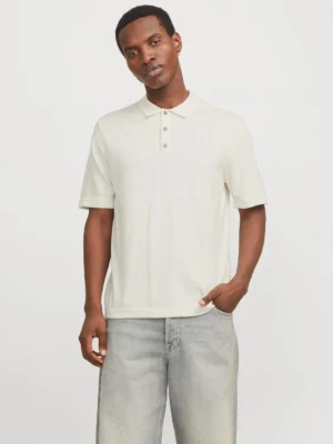 t shirt polo πλεκτό 12268216 Cloud Dancer