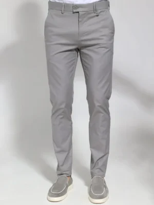 Ανδρικό παντελόνι chinos Domeniko 4421 Grey