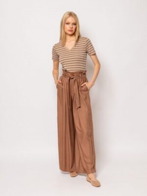 Γυναικείο κοντομάνικο μπλουζάκι MistryT17011 Beige (3)