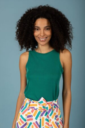 αμάνικο top Tiana 129 51602 Emerald