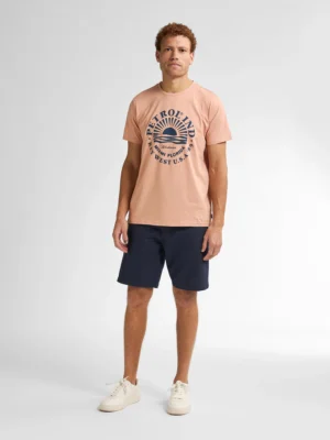 λινή βερμούδα chinos Sho5385178 Navy (3)