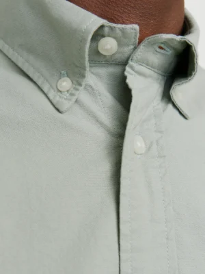 πουκάμισο oxford 12192150 Aqua Gray (3)