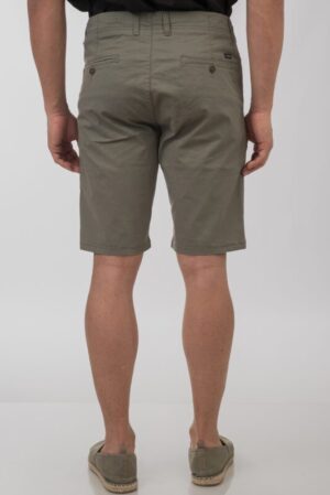 Essential βερμούδα chinos Msho 7019 L.T Olive (2)