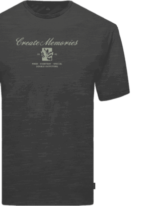 T shirt Flame με τύπωμα TS 9057 Anthracite'