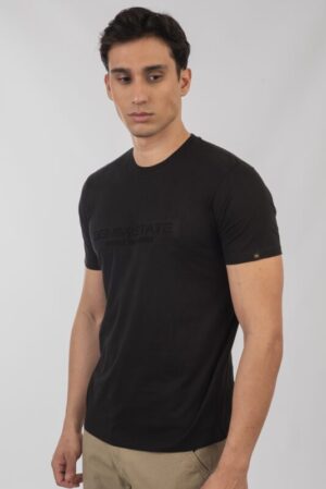 T shirt με 3D τύπωμα TS 9018 Black (3)