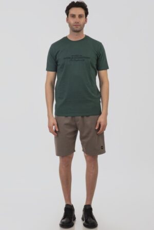T shirt με κέντημα στο στήθος TS 9016 Moss Green (4)