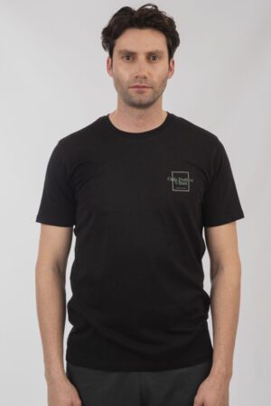 T shirt με τύπωμα στο στήθος Ts 9058 Black (4)