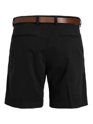 chinos βερμούδα με ζώνη στη μέση 12269368 Black (2)