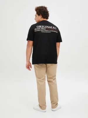 t shirt με στάμπα πίσω 12278557 Black (2)