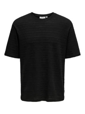 t shirt πλεκτό 22031761 Black