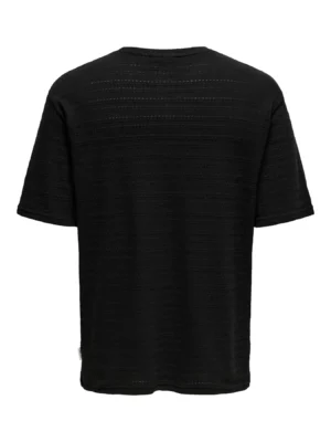 t shirt πλεκτό 22031761 Black (2)