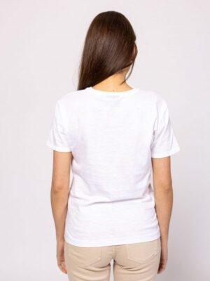 Γυναικείο T shirt MediraT17026 Botanic White (2)