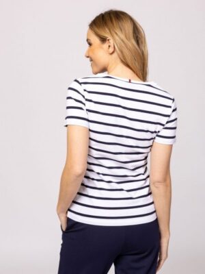 Γυναικείο ριγέ t shirt MirosaT17050 White (2)