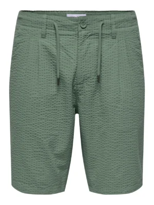 βερμούδα chinos με κορδόνι 22028301 Dusty Olive (2)