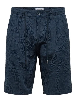 βερμούδα chinos με κορδόνι 22028301 Navy Blazer (2)