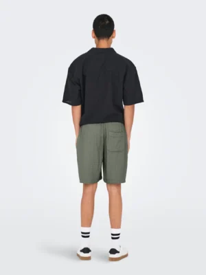 βερμούδα λινή 222031850 Dusty Olive (4)