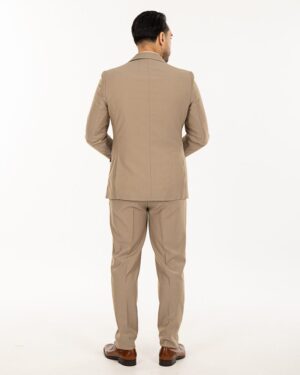 κουστούμι με ανάγλυφη πλέξη 568217 Beige (2)